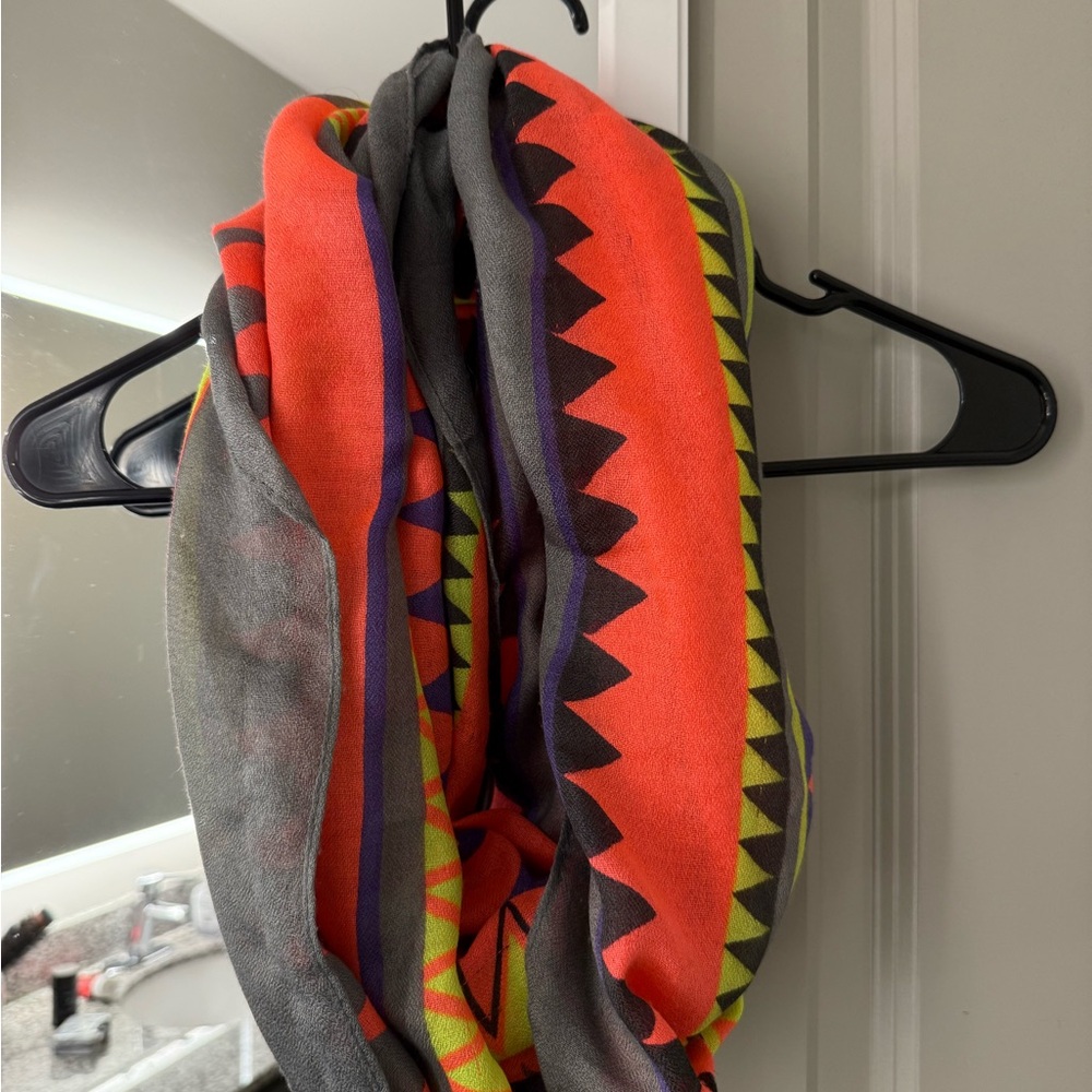 Call It Spring Multicolor Zigzag Scarf - Picture 4 of 4